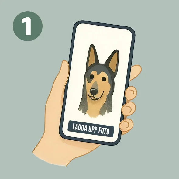 Ladda upp foto på ditt husdjur